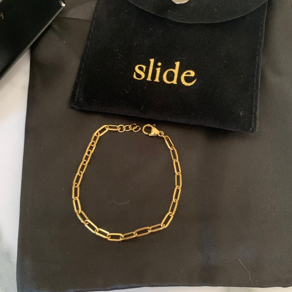 Slide Jewelry 18k Gold Plated Bracelet